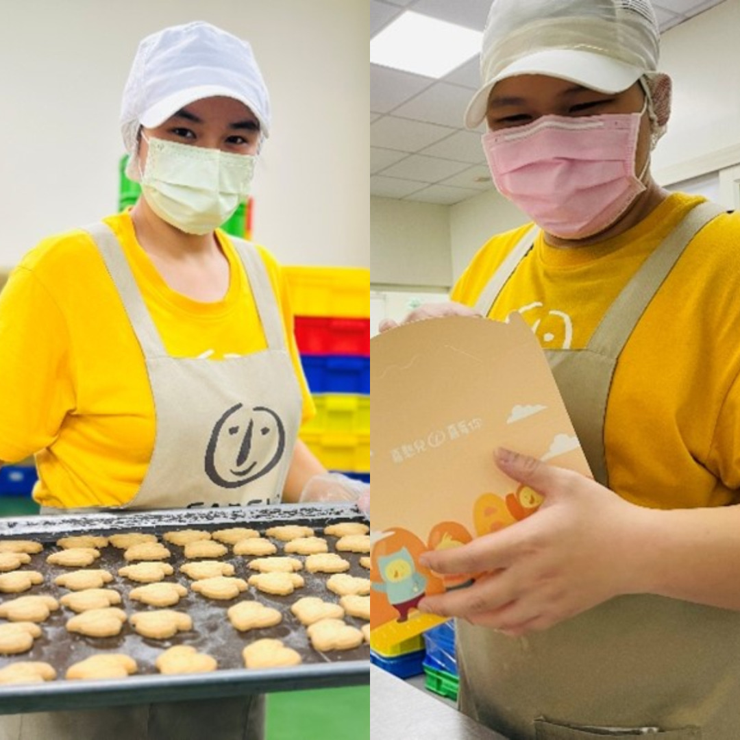 透過高速傳愛計畫得以獲得工作機會的喜憨兒