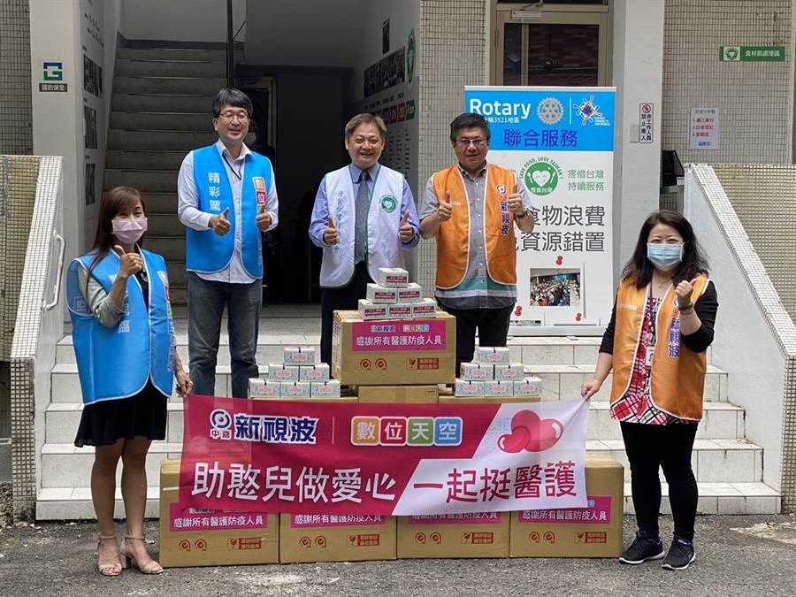 【中國時報】新視波、數位天空攜手 助憨兒做愛心挺醫護