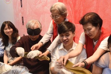 國父紀念館與身心障礙朋友樂聲中提前度端午